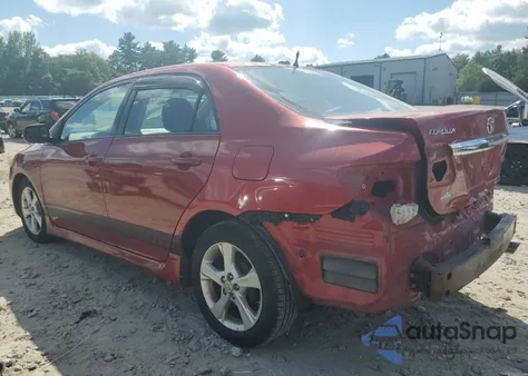 2011 Toyota Corolla Base from USA, damaged, VIN 2T1BU4EE0BC658354